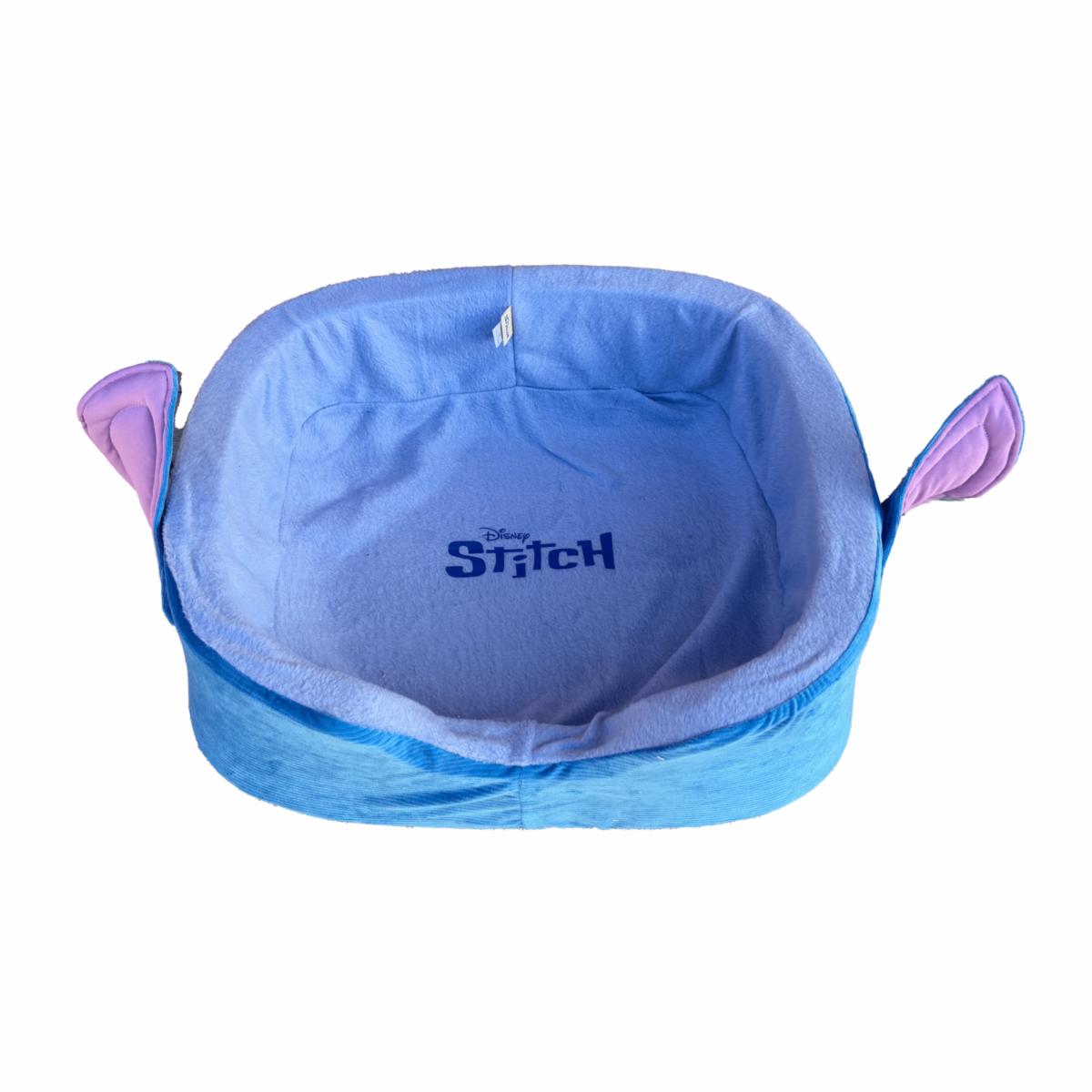 Cama Para Mascota Diseño Orejas Azul Estampado Stitch DISNEY Grande - Imagen 2