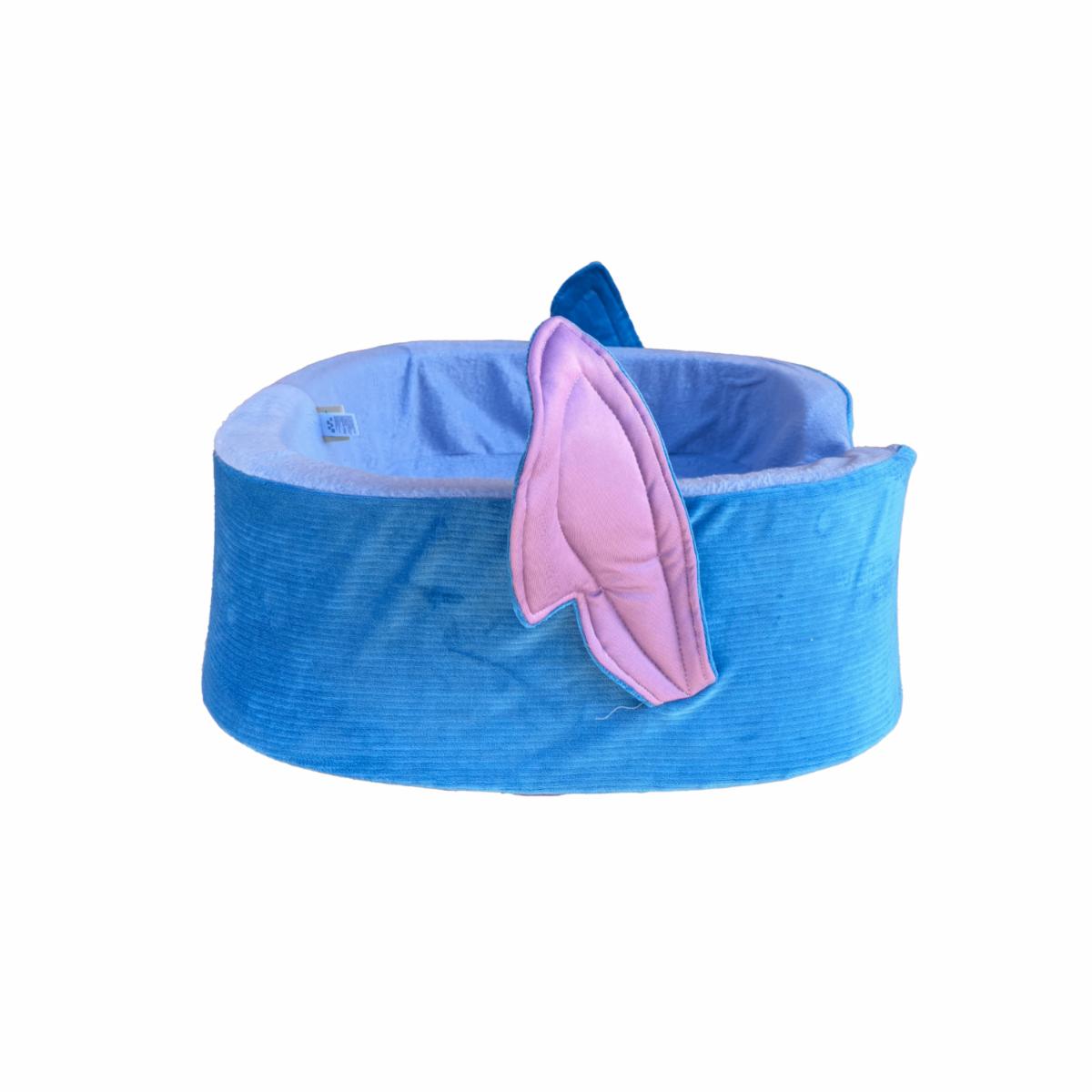 Cama Para Mascota Diseño Orejas Azul Estampado Stitch DISNEY Grande - Imagen 3