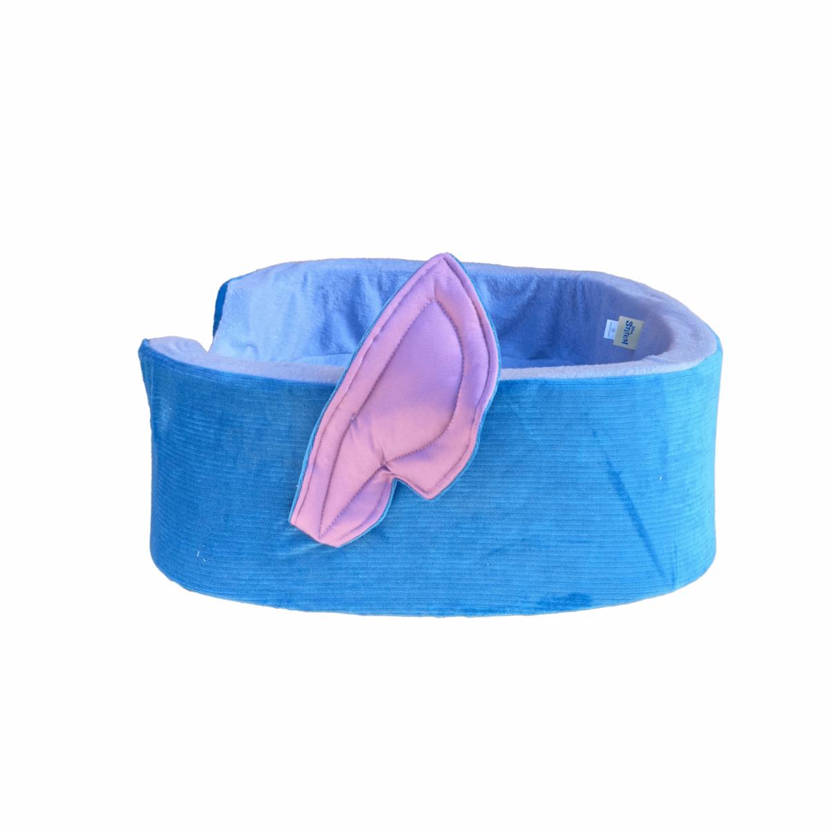Cama Para Mascota Diseño Orejas Azul Estampado Stitch DISNEY Grande - Imagen 4