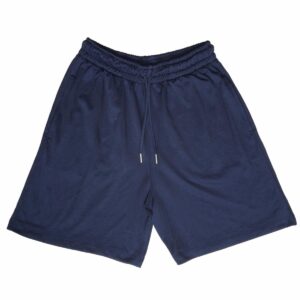Pantaloneta Deportivo Hombre Cintura Elástica De Basta Media Y Bolsillo Azul TSX