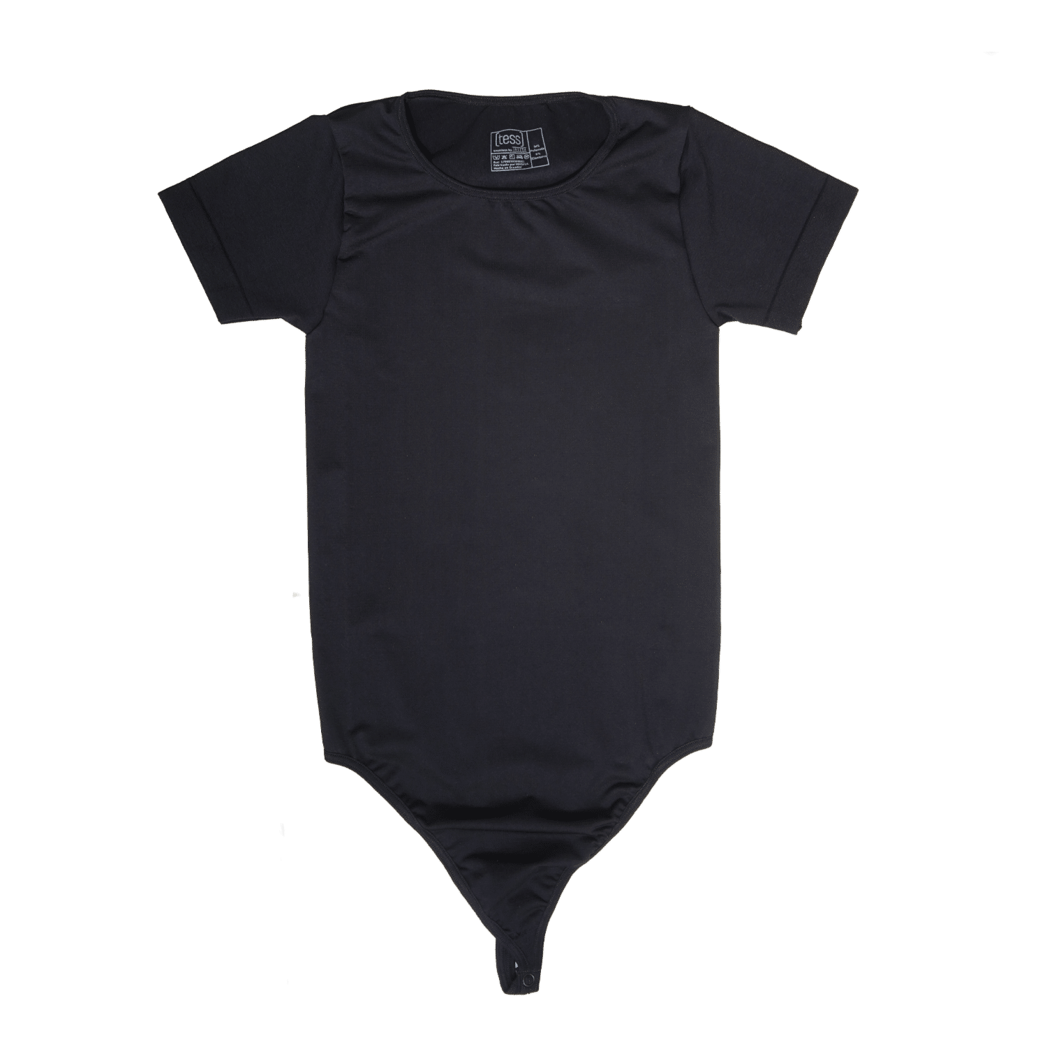 Body Manga Corta Hilo Liso Dama Taupe TESS