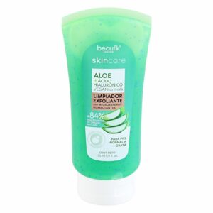 Limpiador Exfoliante Aloe + Acido Hialuronico En Gel SKIN CARE 175 Ml