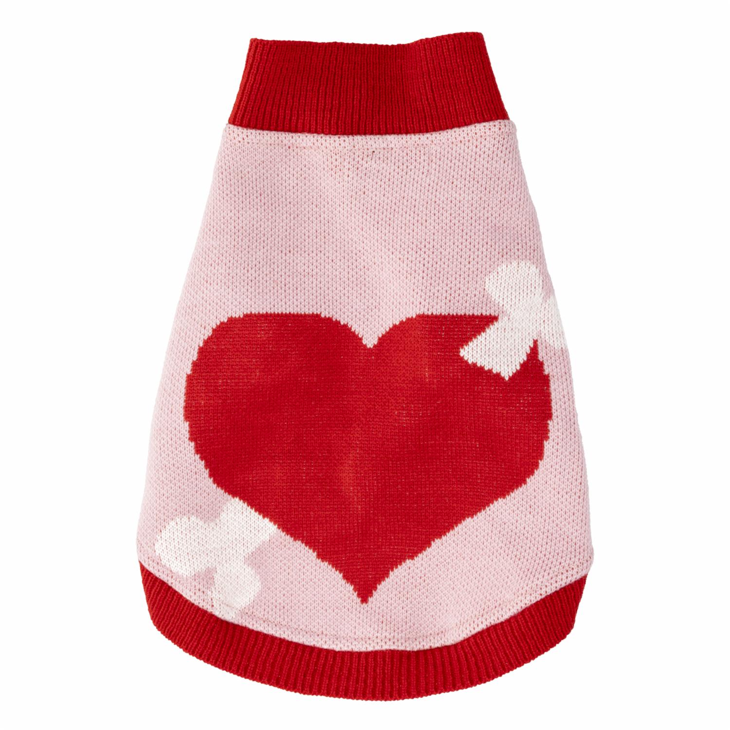 Suéter Para Perro Corazón Hueso MY STYLE Talla Mediano - Imagen 2