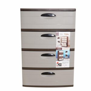 Cajonera Super Madeira 4 Pisos CASA PICA Plástico