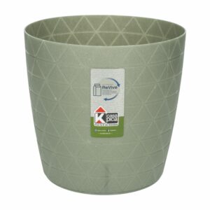 Macetero Diseño Revive Pequeño Color Verde Aluminio CASA PICA 6 Litros