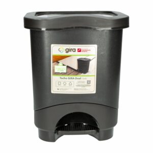 Tacho De Basura Con Pedal Café GIRA 8 Litros