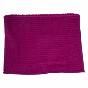 Alfombra Para Baño Chenille Fucsia MODERTEX 90 Cm X 60 Cm