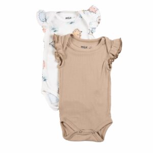 Body Manga Corta con Vuelos Pack X 2 MGX BABY