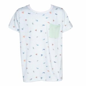 Camiseta Manga Corta Con Bolsillo Estampado MGX KIDS