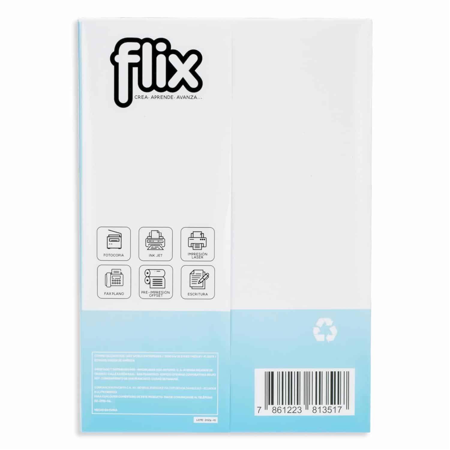 Resma De Papel Bon A4 FLIX 75 G - Imagen 2