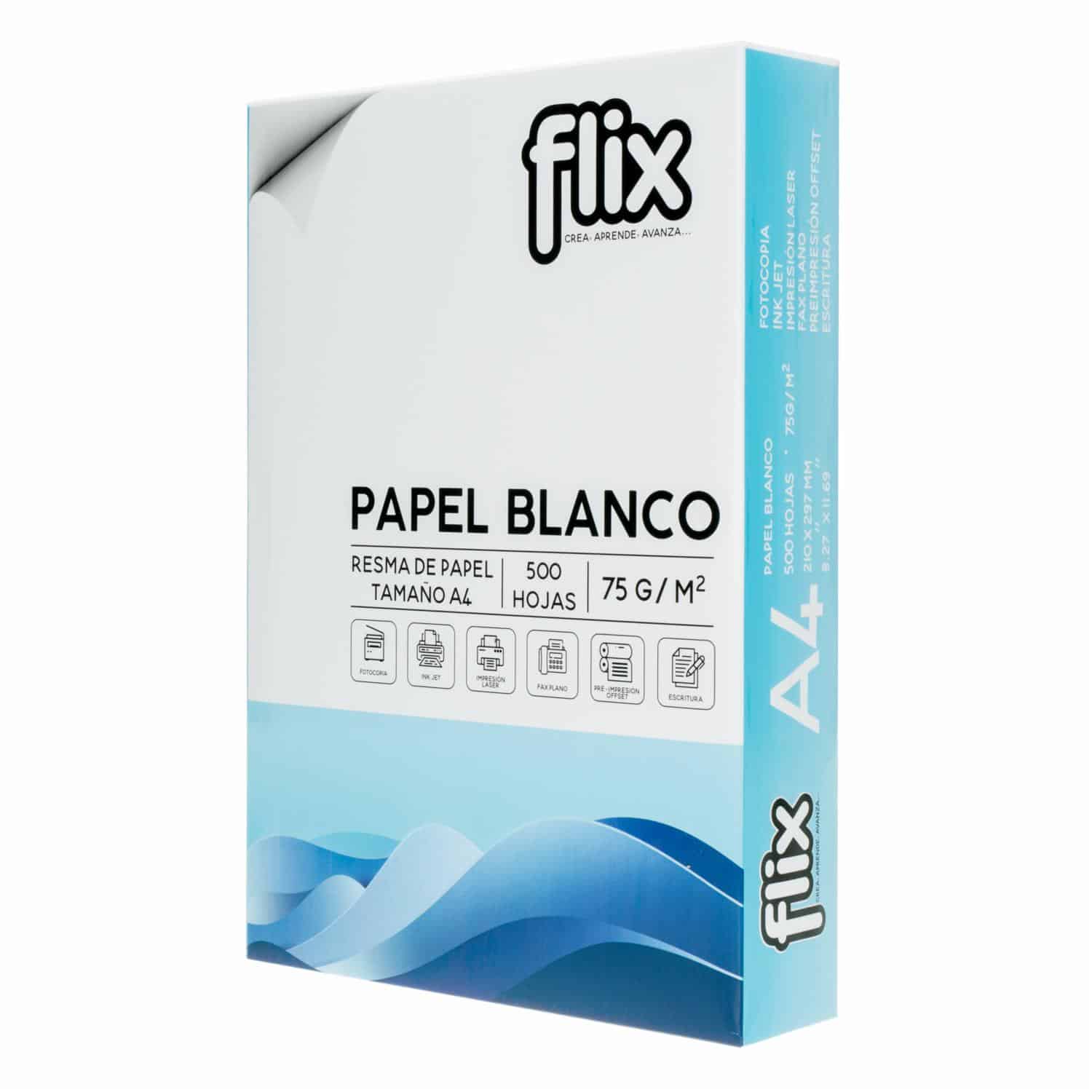 Resma De Papel Bon A4 FLIX 75 G - Imagen 4