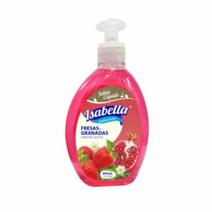 Jabón Líquido Fragancia Fresa Y Grandas ISABELLA 400 Ml