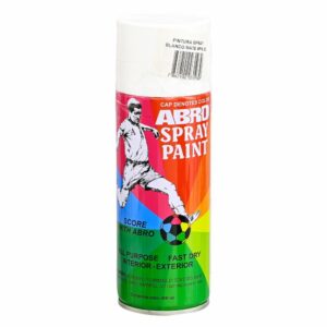 Pintura En Spray Blanco Mate ABRO 400 Ml