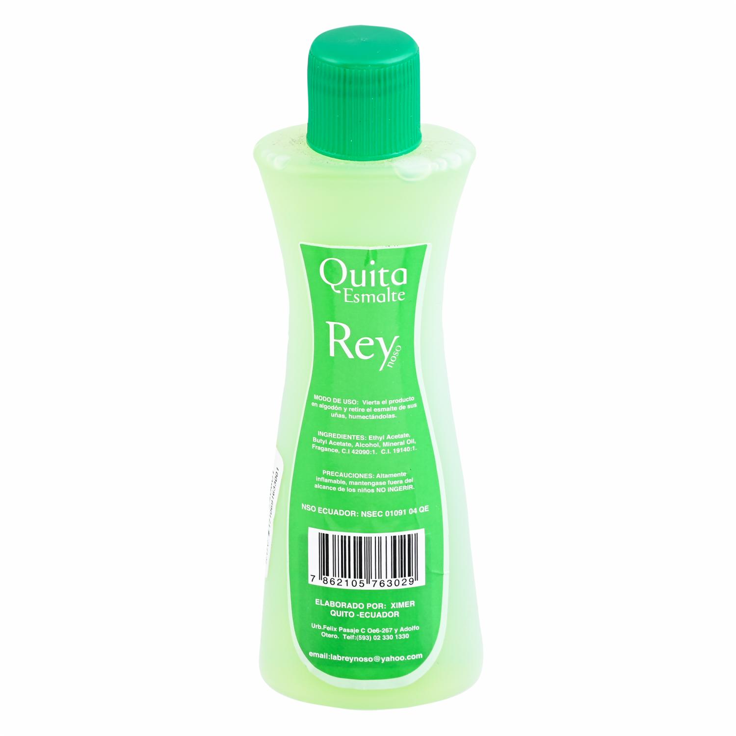 Quita Esmalte Flor Manaz. REY 135 Ml - Imagen 2