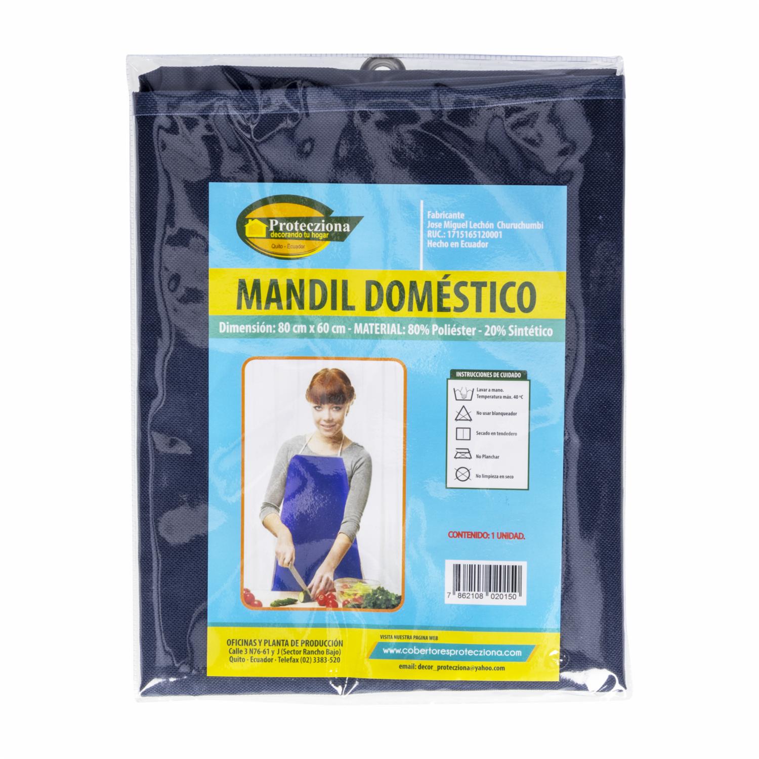 Mandil De Lona Llana Cocina 60 X PROTECZIONA Unidad
