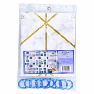 Cortina De Baño Megacolor MUNDOGAR 180 X 150cm