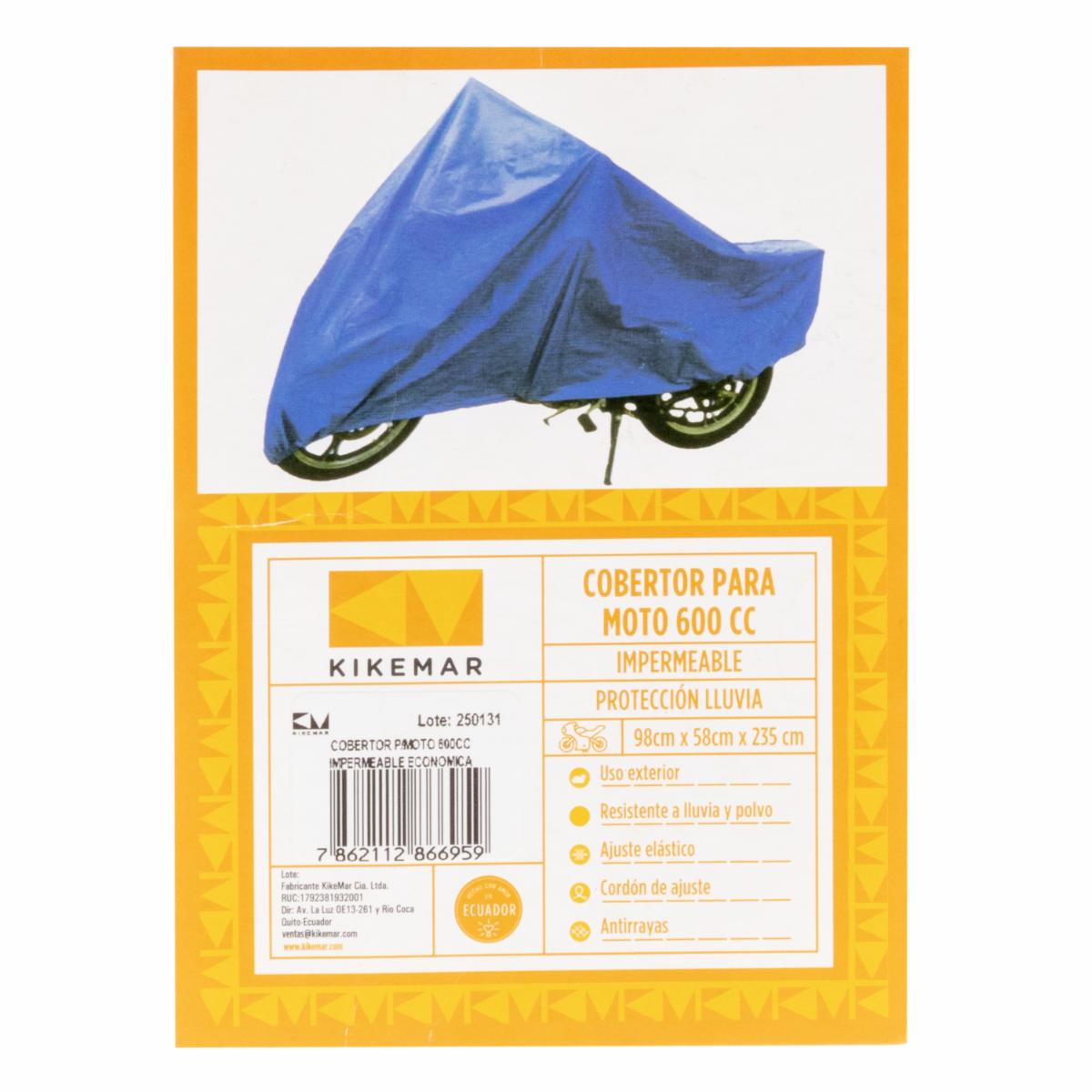 Cobertor Impermeable Para Motocicleta KIKEMAR Universal