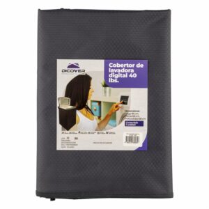 Cobertor De Lavadora Digital Carga Frontal Gris 40 Libras DICOVER 96 X 68 X 68 Cm