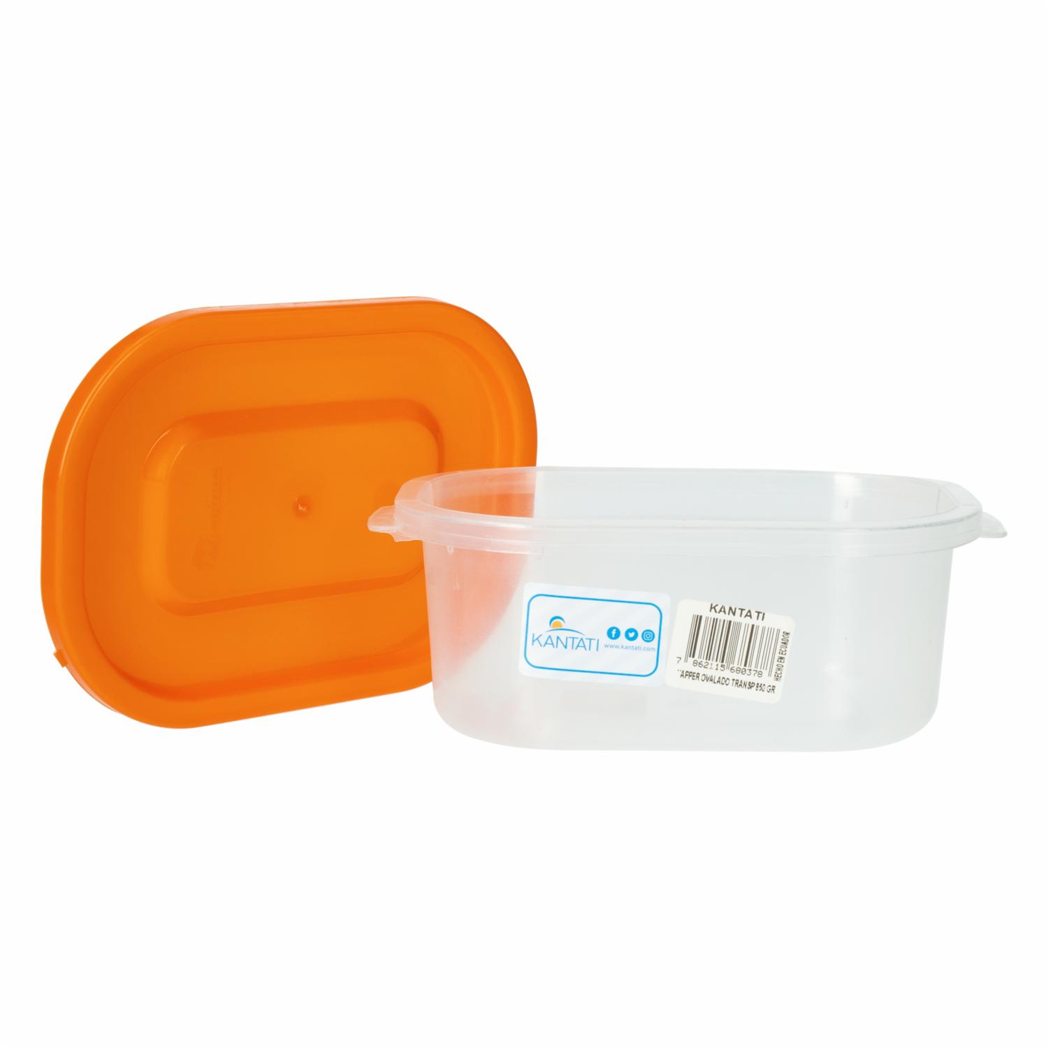 Repostero Tapper Ovalado Transparente KANTATI 850 Gr - Imagen 2