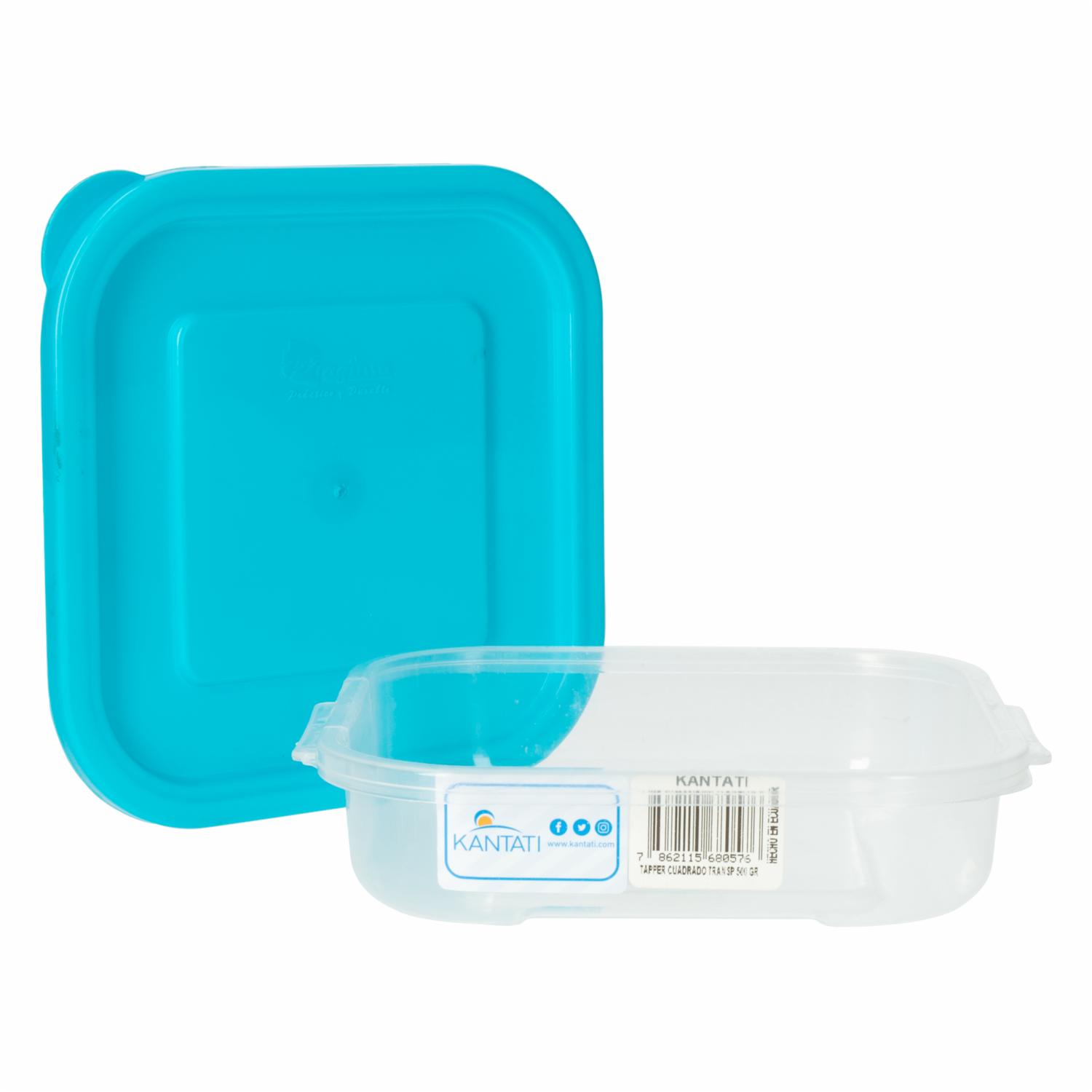 Repostero Tapper Cuadrado Transparente KANTATI 500 Gr - Imagen 2