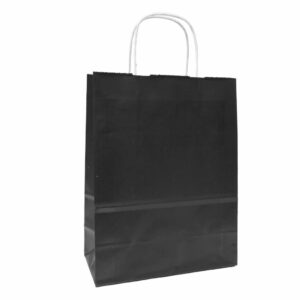 Bolsa Para Regalo Classic Negro ROMIPACK 18 x 09 x 24 cm