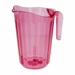 Jarra Plástica Cristal Color Rojo PLASTIC HOUSE 1,5 L