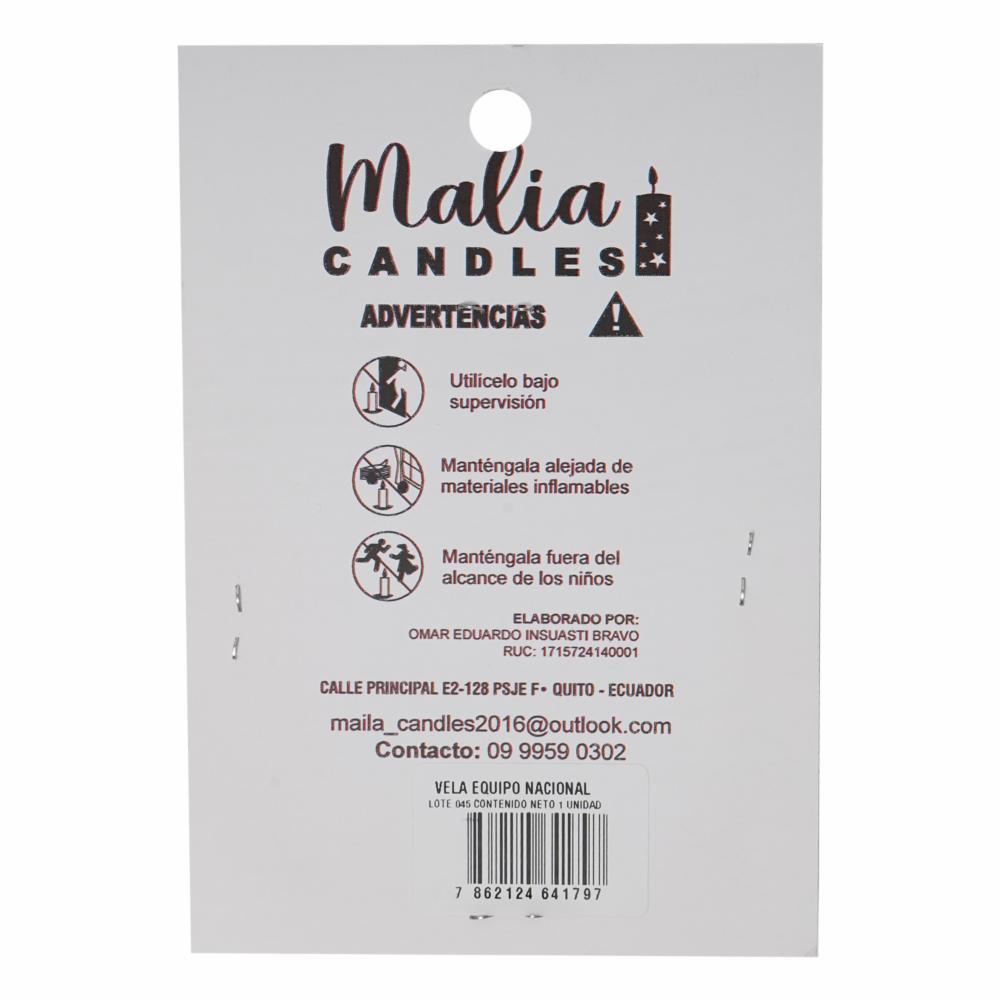 Vela Equipo Nacional MALIA CANDLES 13 X 9 Cm - Imagen 2