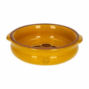 Cazuela Con Asa Mostaza Miel MESTIZA 17 Cm
