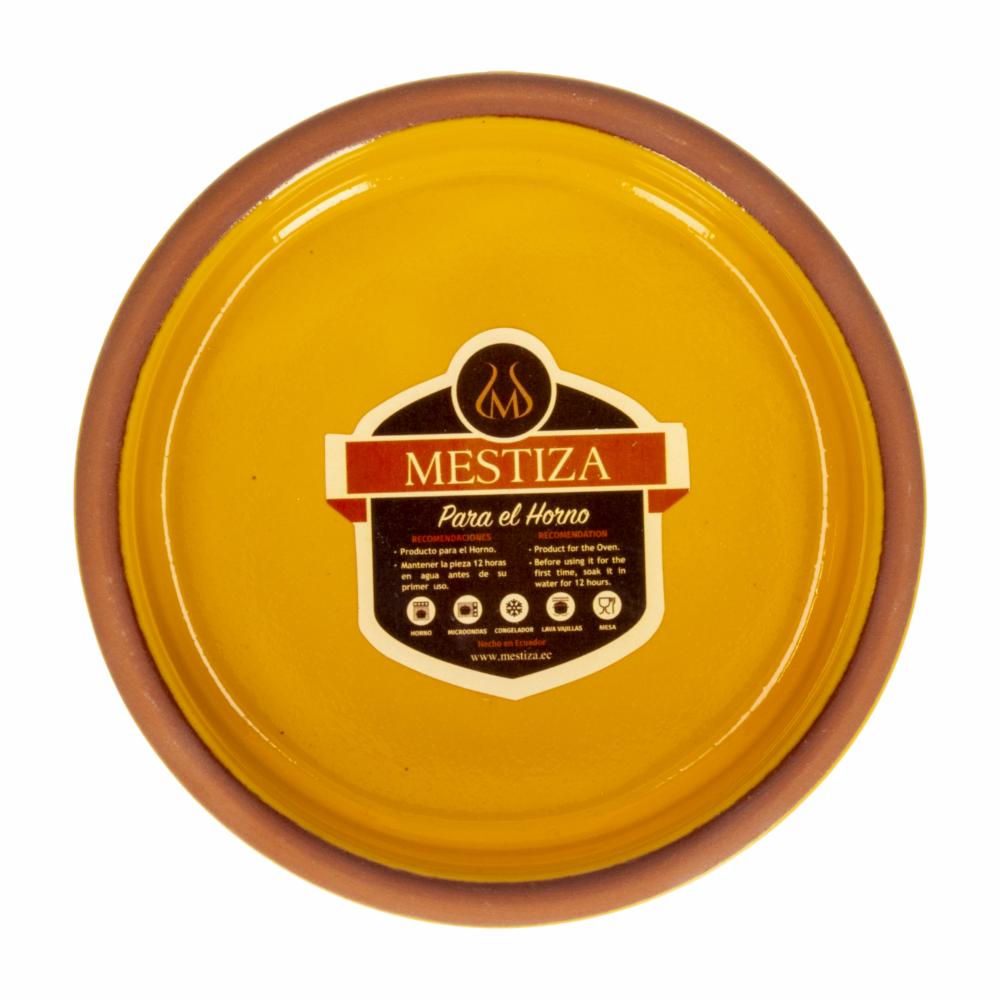 Cazuela Sin Asa Mostaza Miel MESTIZA 13 Cm - Imagen 2