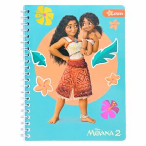 Cuaderno Universitario A Cuadros Diseño Moana DISNEY 100 Hojas