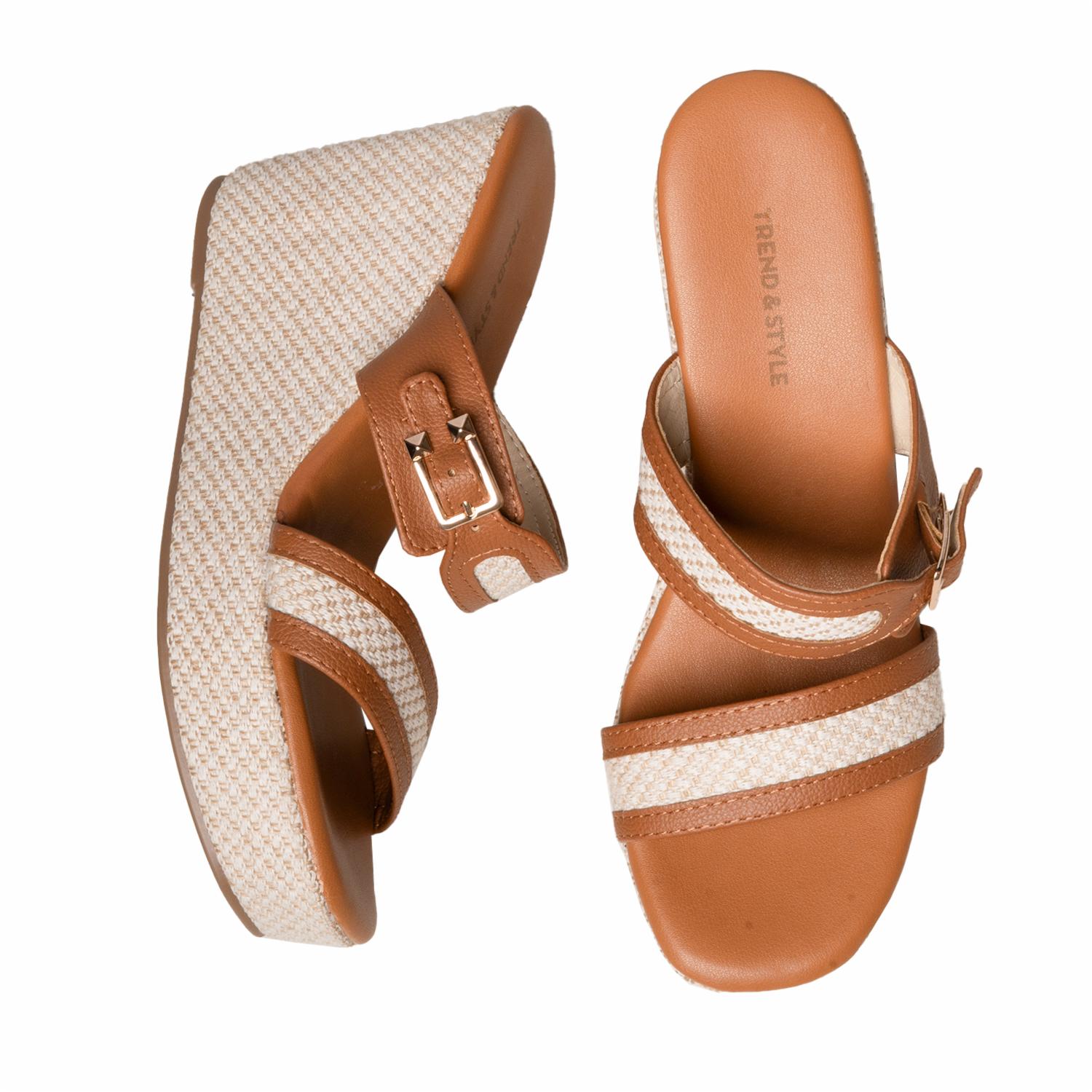 Sandalias Con Franjas y Hebilla TREND & STYLE - Imagen 2