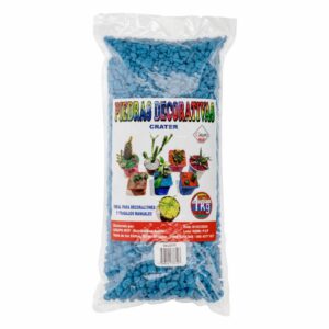 Piedra Decorativa Celeste CRATER 1Kg