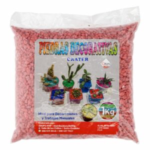 Piedra Decorativa Rojo CRATER 1Kg