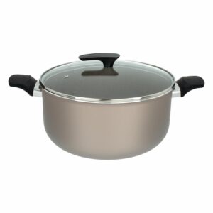 Olla Antiadherente Con Tapa De Vidrio Milazzo TRAMONTINA 28 Cm