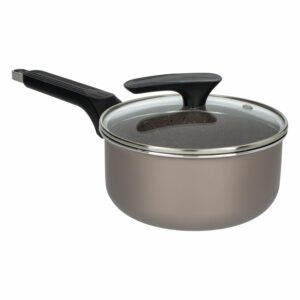 Cacerola Antiadherente Con Tapa De Vidrio Milazzo TRAMONTINA 16 Cm