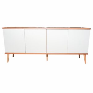 Bufetero Con 4 Puertos Freijo Off Blanco DALLA COSTA MDF