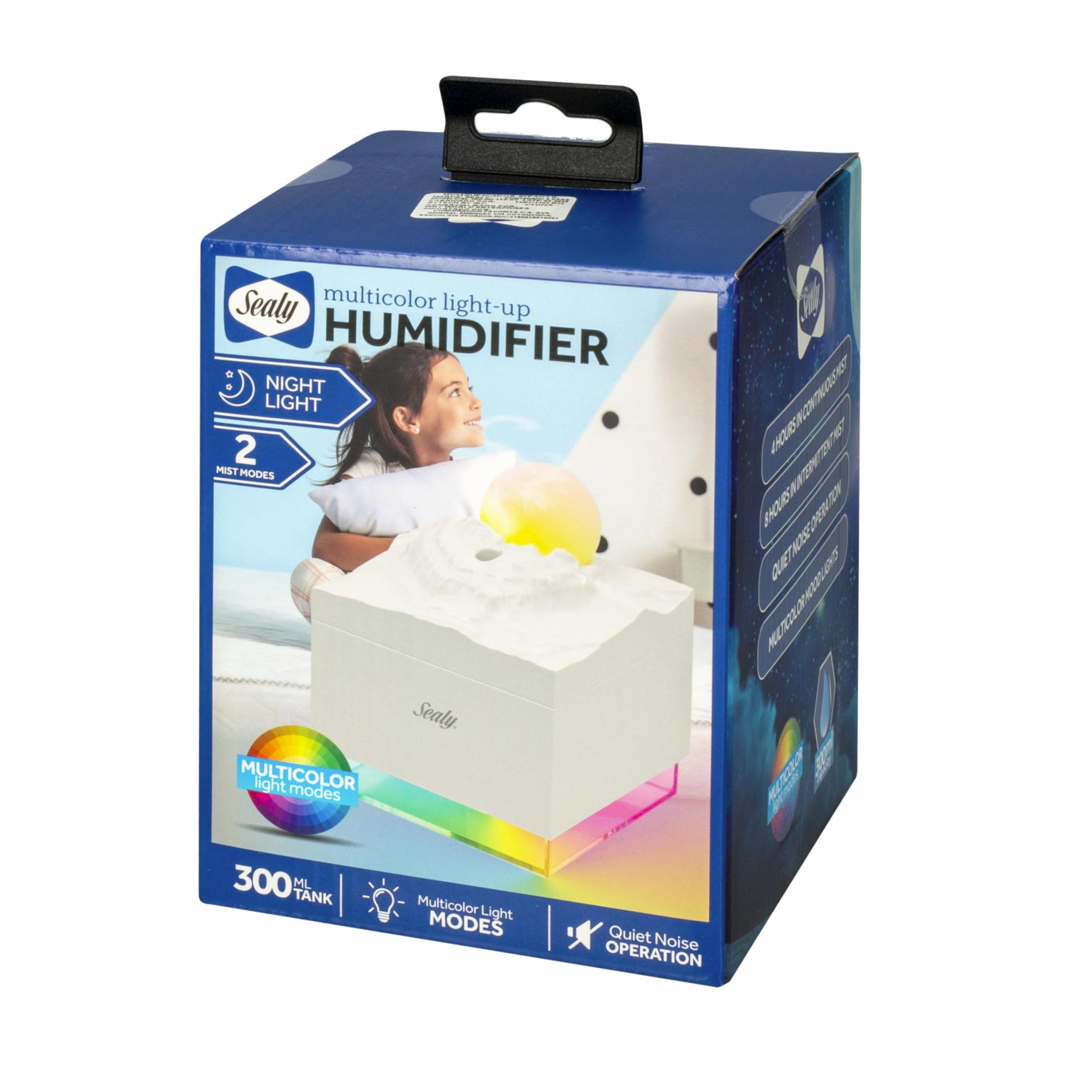 Humidificador Infantil Con Luces Multicolor 300 Ml SEALY SL-HW-HU-113-GY - Imagen 2