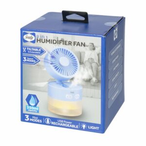 Ventilador Humidificador Extensible 3 Modos 350 Ml SEALY SL-HW-FN-004-AC