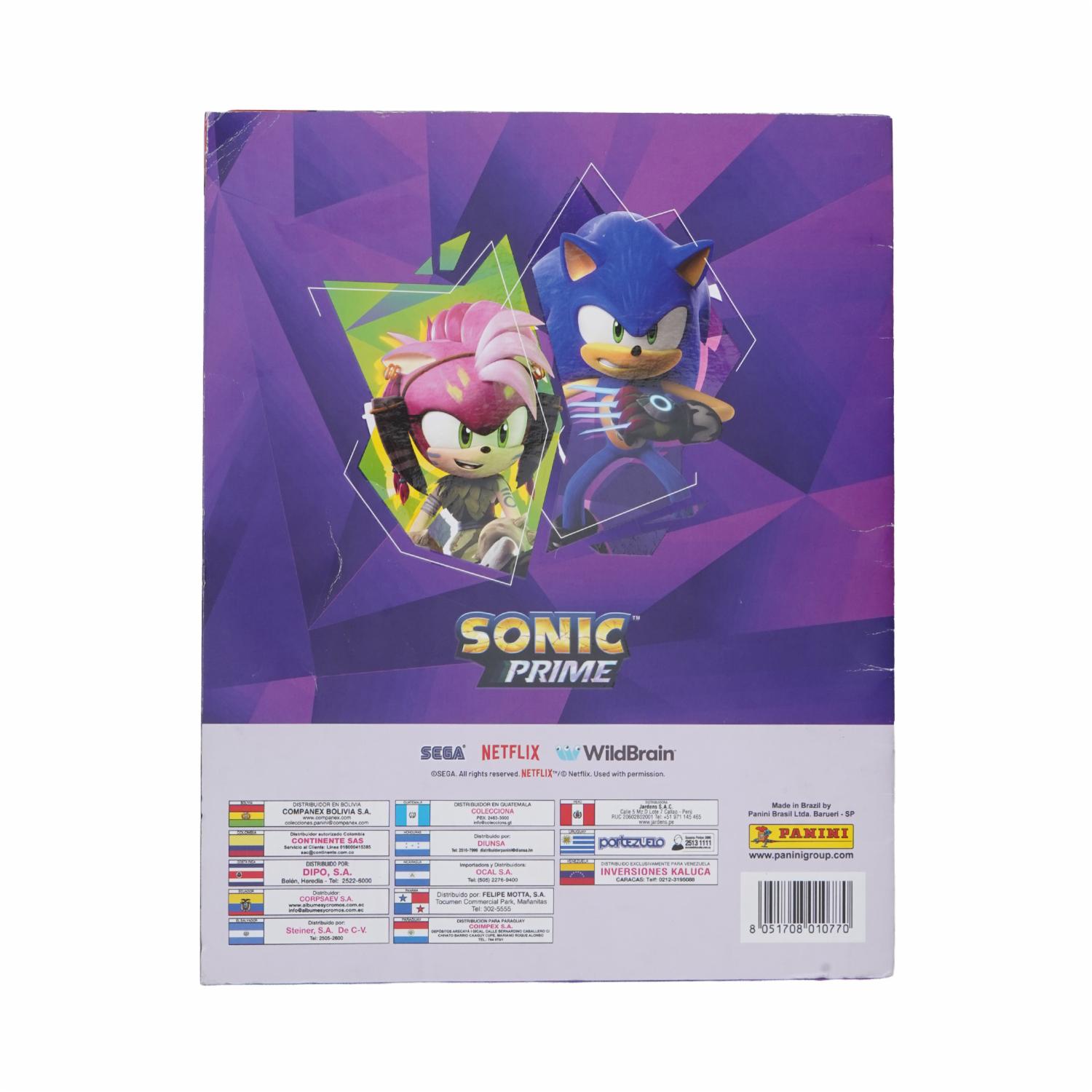Álbum Colección Sonic Prime PANINI Tapa Blanda - Imagen 2