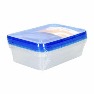 Set Reposteros Plásticos Con Tapa FREE HOME o,5 Litros X 5