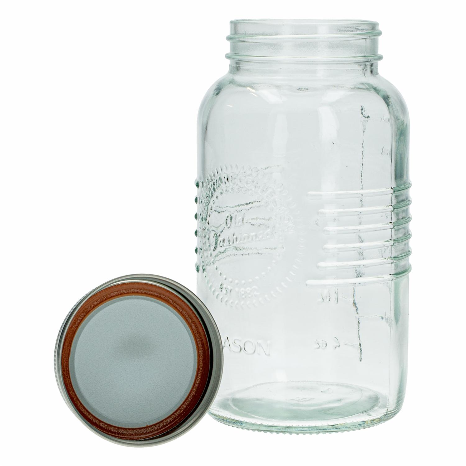 Frasco Con Tapa Metalica OLD FASHIONED 1 L - Imagen 2