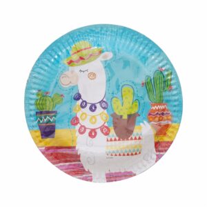 Plato Tendido Fiesta Llama 22,8 Cm FESTA X 6 Uds