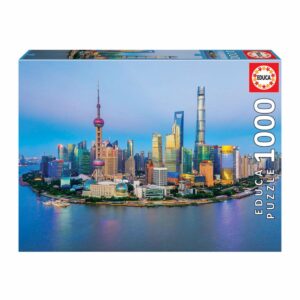 Rompecabezas Shanghai Al Atardecer EDUCA 1000 Piezas