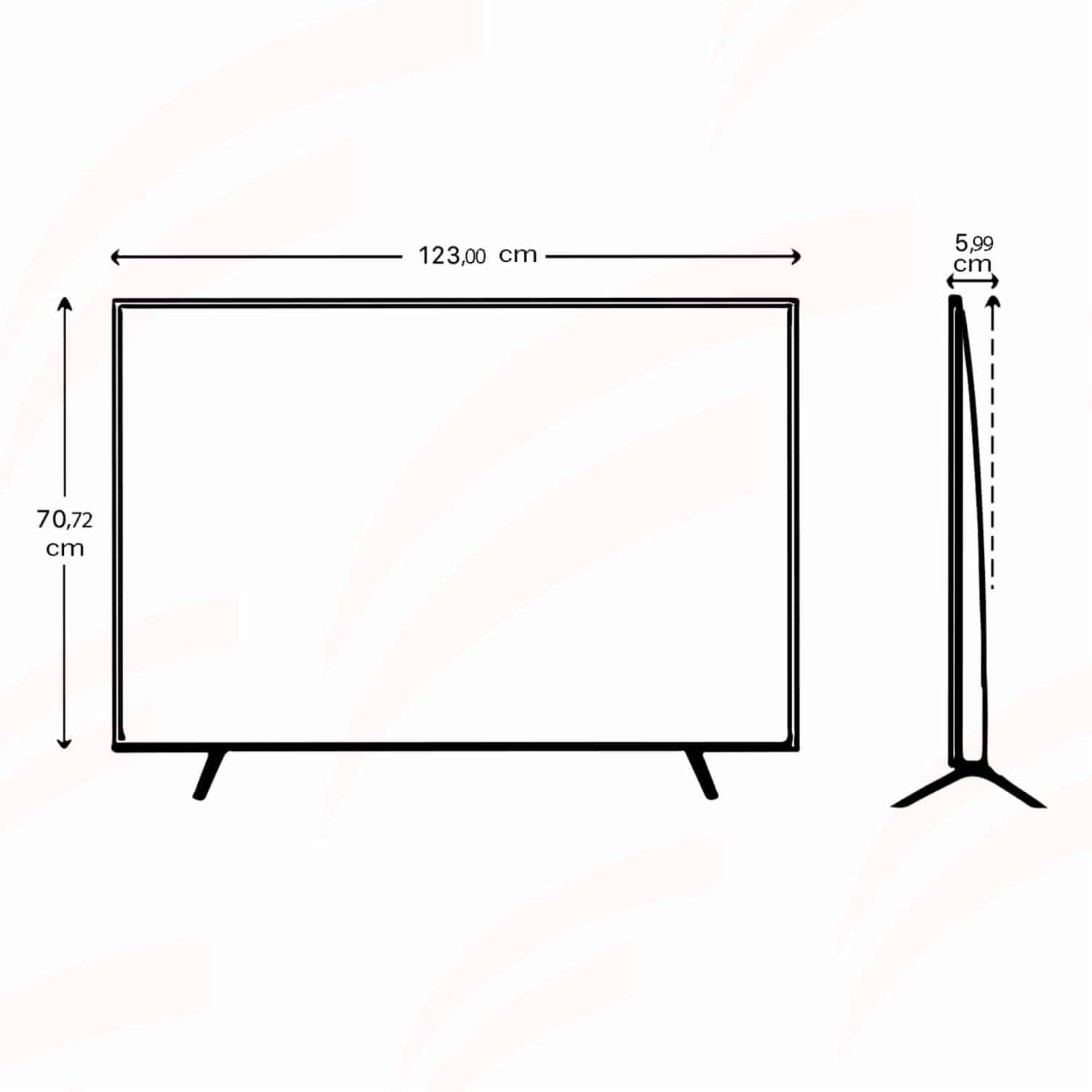 TV Led Tizen UN55AU7000PCZE SAMSUNG 55" - Imagen 6