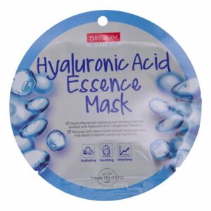 Mascarilla Facial Tipo Velo Con Ácido Hialurónico, Colágeno Y Vitamina E PUREDERM 18 G