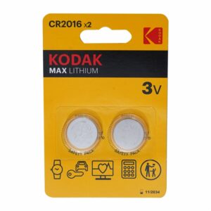 Pilas Litio Máximo 3 V CR2016 KODAK X 2 Uds