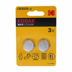 Pilas Litio Máximo 3V CR2025 KODAK X 2 Uds