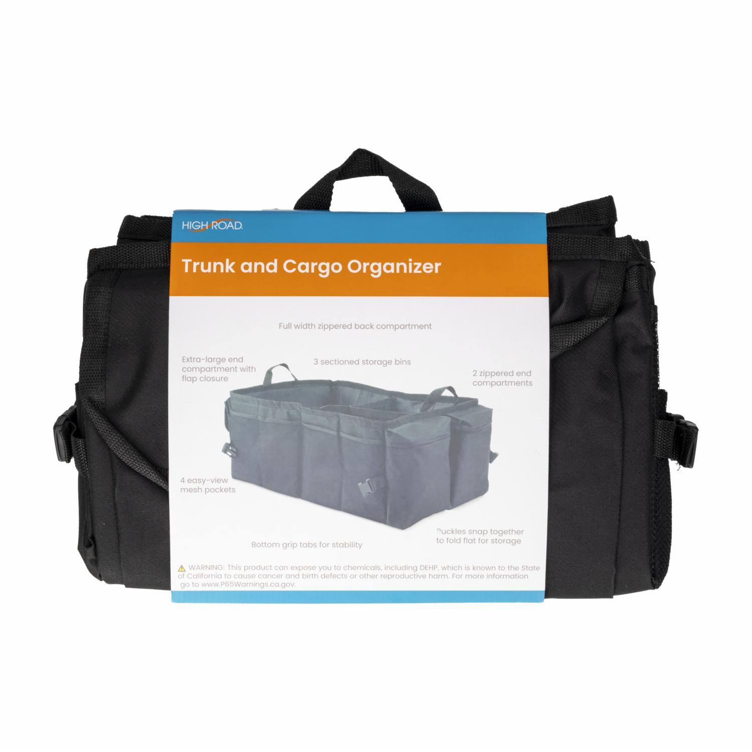 Organizador De Auto Para Cajuela HIGH ROAD Plegable - Imagen 2