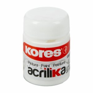 Pintura Acrilica Blanca KORES 20 Ml