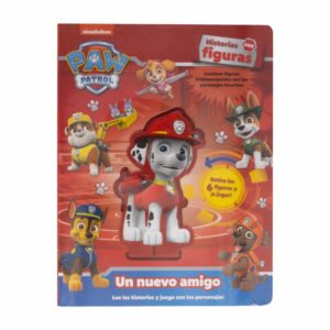 Libro Historias Con Figuras Paw Patrol Un Nuevo Amigo NICKELODEON 12 Páginas